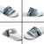 Botswana Independence Day 1966 Slide Sandals Tribal Zebra Skins Pattern - Wonder Print Shop