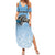 Botswana Independence Day 1966 Summer Maxi Dress Tribal Zebra Skins Pattern - Wonder Print Shop
