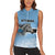 Botswana Independence Day 1966 Women Sleeveless Polo Shirt Tribal Zebra Skins Pattern - Wonder Print Shop