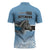 Botswana Independence Day 1966 Zipper Polo Shirt Tribal Zebra Skins Pattern - Wonder Print Shop