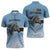Botswana Independence Day 1966 Zipper Polo Shirt Tribal Zebra Skins Pattern - Wonder Print Shop