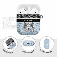 Botswana Personalized AirPods Case Zebra Skins Pattern - Wonder Print Shop
