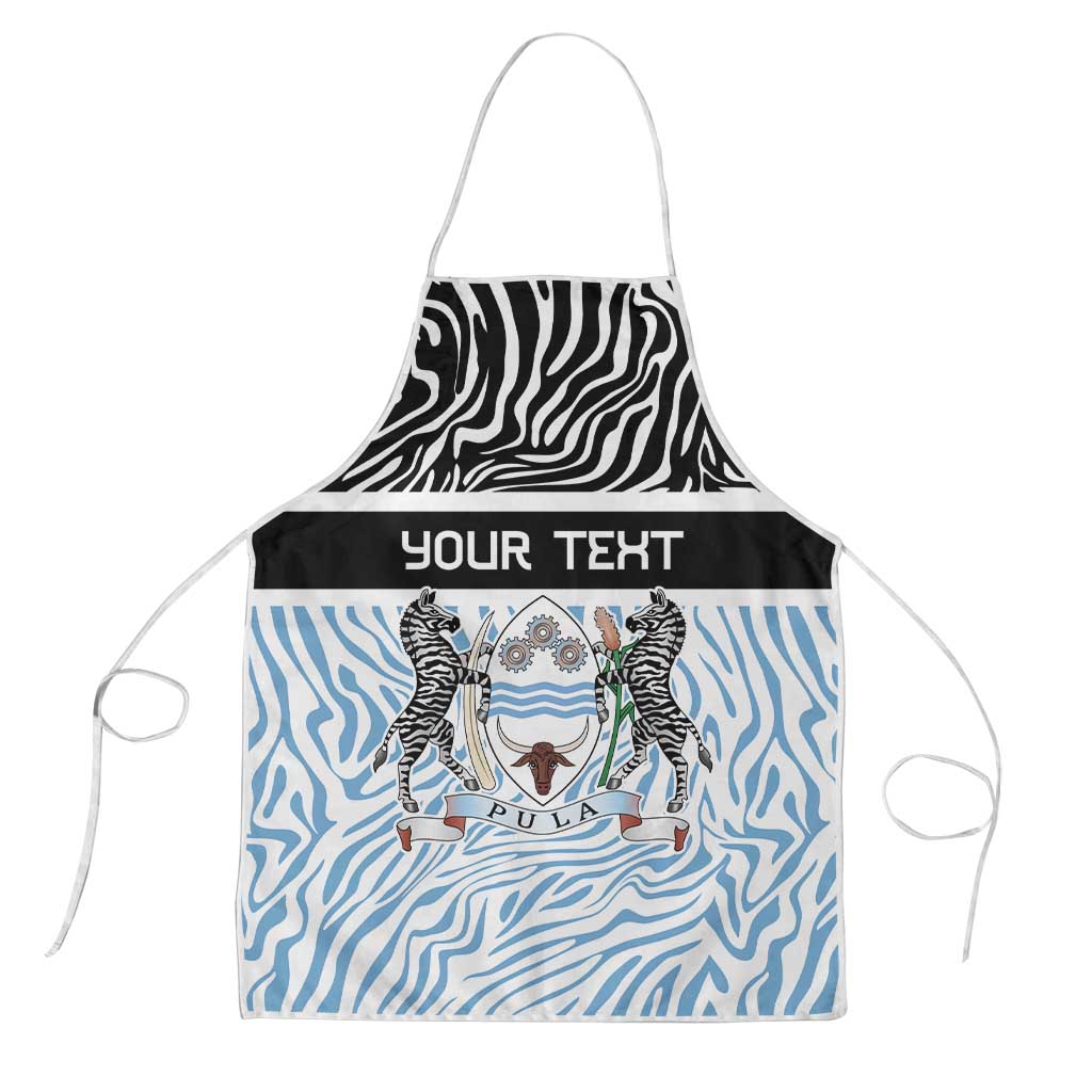 Botswana Personalized Apron Zebra Skins Pattern - Wonder Print Shop