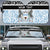 Botswana Personalized Auto Sun Shade Zebra Skins Pattern - Wonder Print Shop