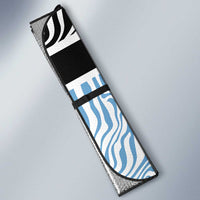 Botswana Personalized Auto Sun Shade Zebra Skins Pattern - Wonder Print Shop