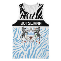 Botswana Personalized Basketball Jersey Zebra Skins Pattern - Wonder Print Shop