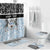 Botswana Personalized Bathroom Set Zebra Skins Pattern - Wonder Print Shop