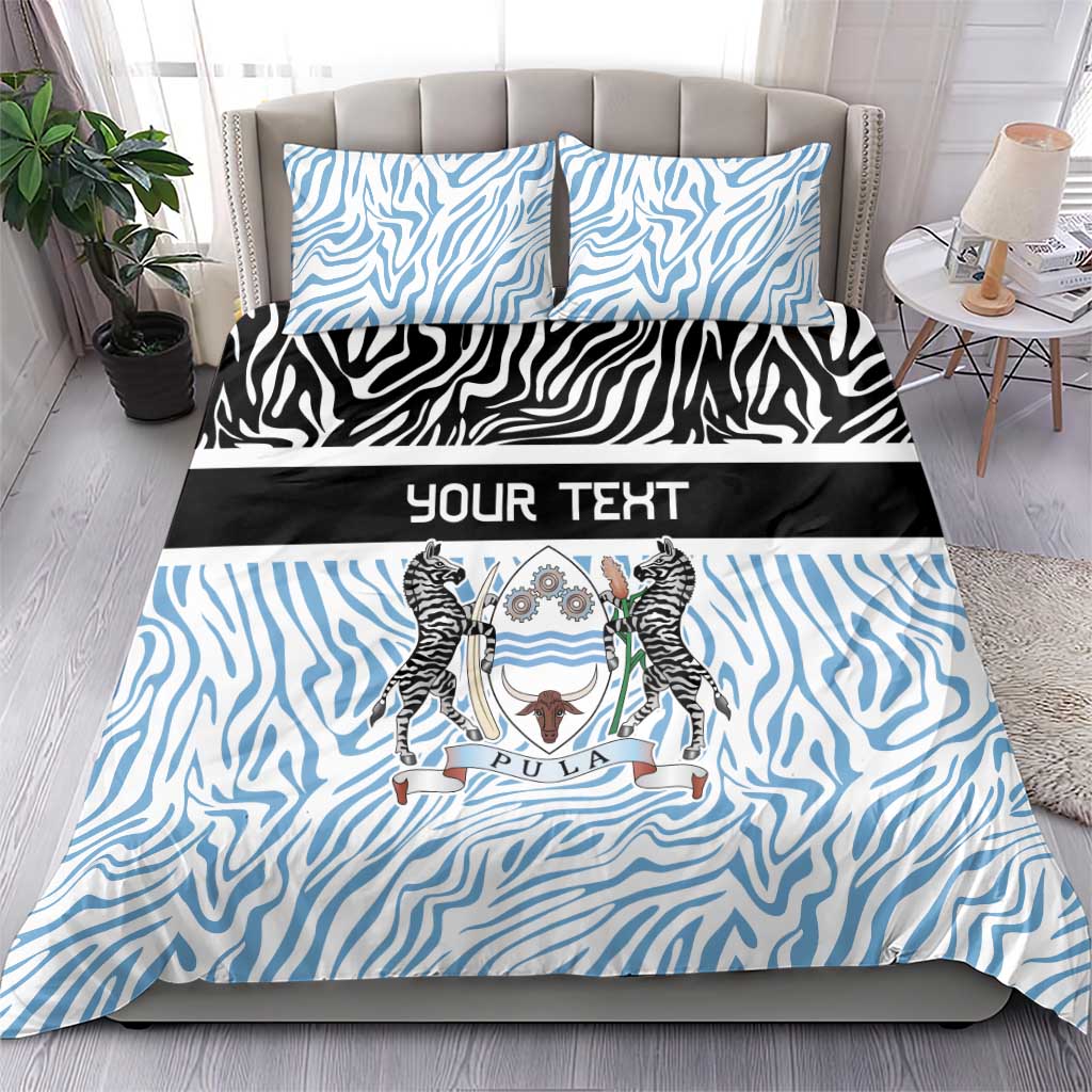 Botswana Personalized Bedding Set Zebra Skins Pattern - Wonder Print Shop