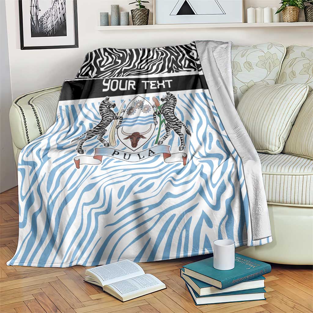 Botswana Personalized Blanket Zebra Skins Pattern - Wonder Print Shop