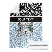Botswana Personalized Blanket Zebra Skins Pattern - Wonder Print Shop