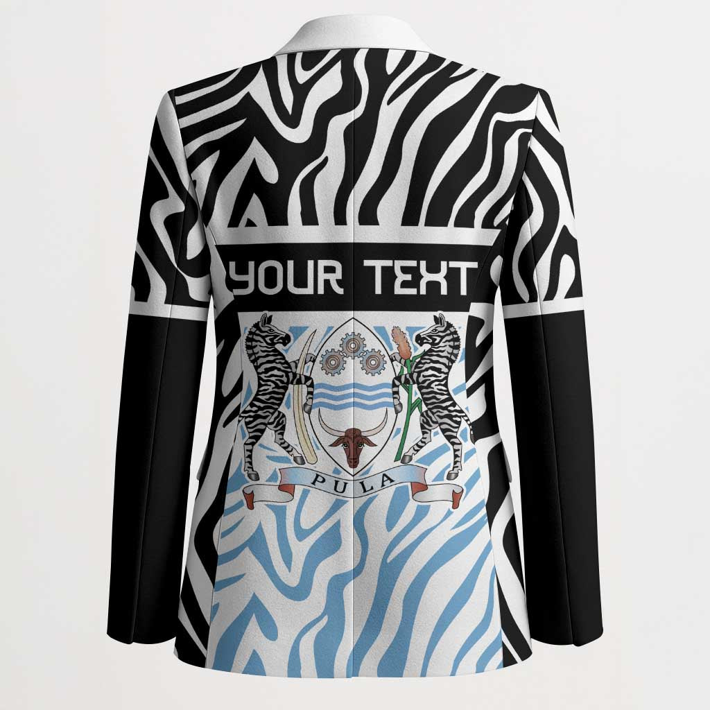 Botswana Personalized Blazer Zebra Skins Pattern - Wonder Print Shop