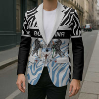 Botswana Personalized Blazer Zebra Skins Pattern - Wonder Print Shop