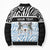 Botswana Personalized Bomber Puffer Jacket Zebra Skins Pattern - Wonder Print Shop