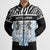 Botswana Personalized Bomber Puffer Jacket Zebra Skins Pattern - Wonder Print Shop