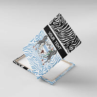 Botswana Personalized Canvas Wall Art Zebra Skins Pattern - Wonder Print Shop