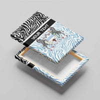 Botswana Personalized Canvas Wall Art Zebra Skins Pattern - Wonder Print Shop