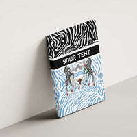 Botswana Personalized Canvas Wall Art Zebra Skins Pattern - Wonder Print Shop