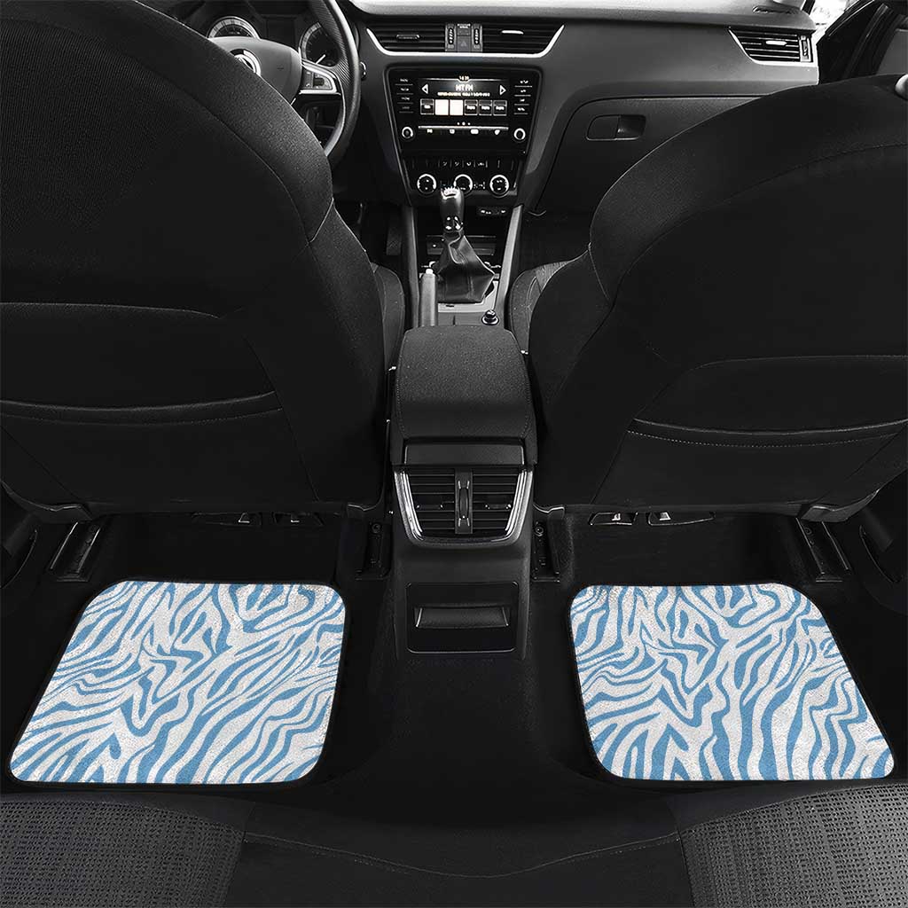 Botswana Personalized Car Mats Zebra Skins Pattern - Wonder Print Shop