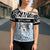 Botswana Personalized Cross Shoulder Shirt Zebra Skins Pattern - Wonder Print Shop