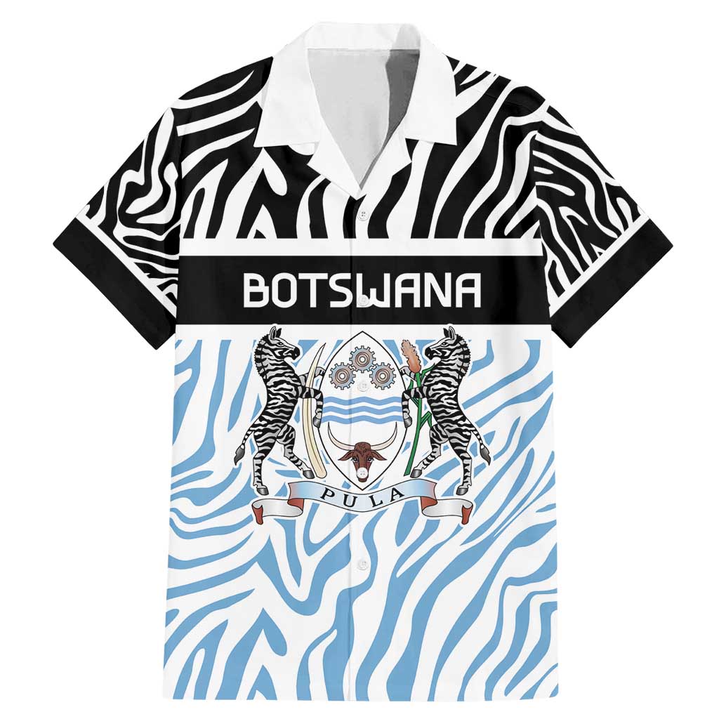 Botswana Personalized Family Matching Mermaid Dress and Hawaiian Shirt Zebra Skins Pattern - Wonder Print Shop