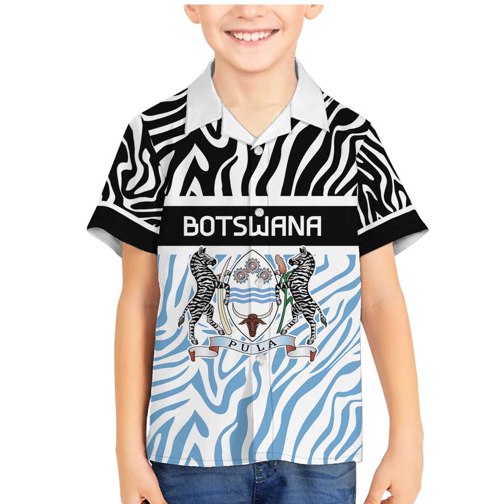 Botswana Personalized Family Matching Mermaid Dress and Hawaiian Shirt Zebra Skins Pattern - Wonder Print Shop