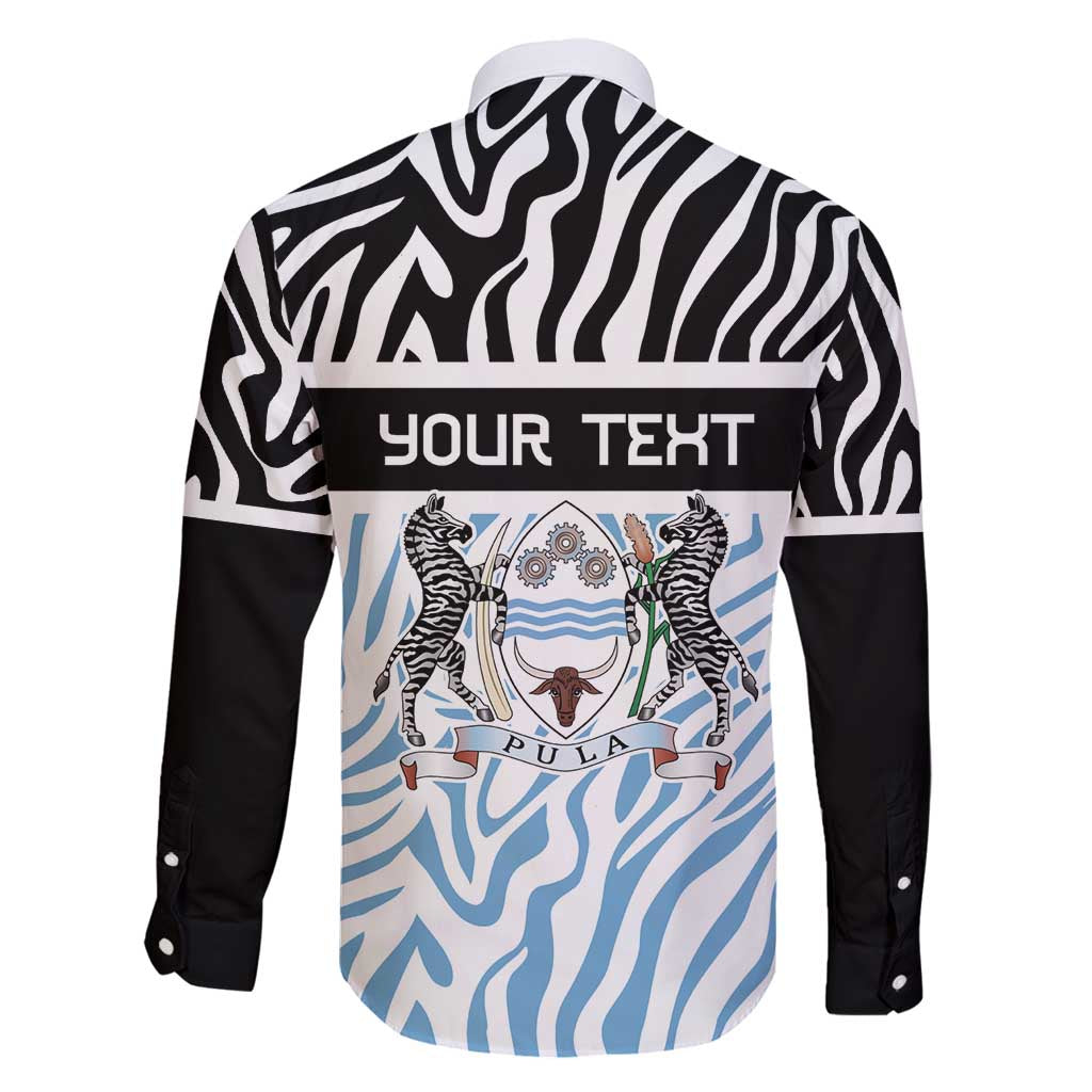 Botswana Personalized Family Matching Off Shoulder Maxi Dress and Hawaiian Shirt Zebra Skins Pattern - Wonder Print Shop