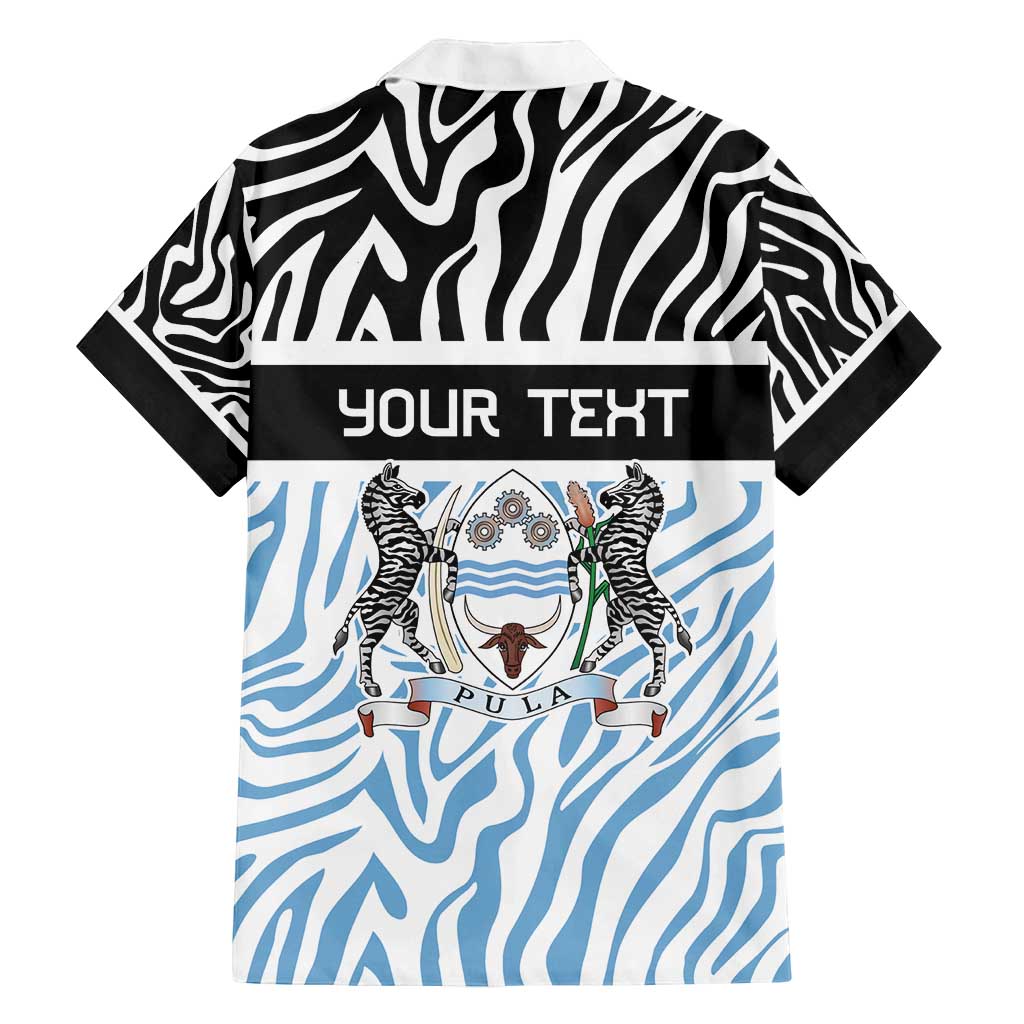 Botswana Personalized Family Matching Off Shoulder Short Dress and Hawaiian Shirt Zebra Skins Pattern - Wonder Print Shop