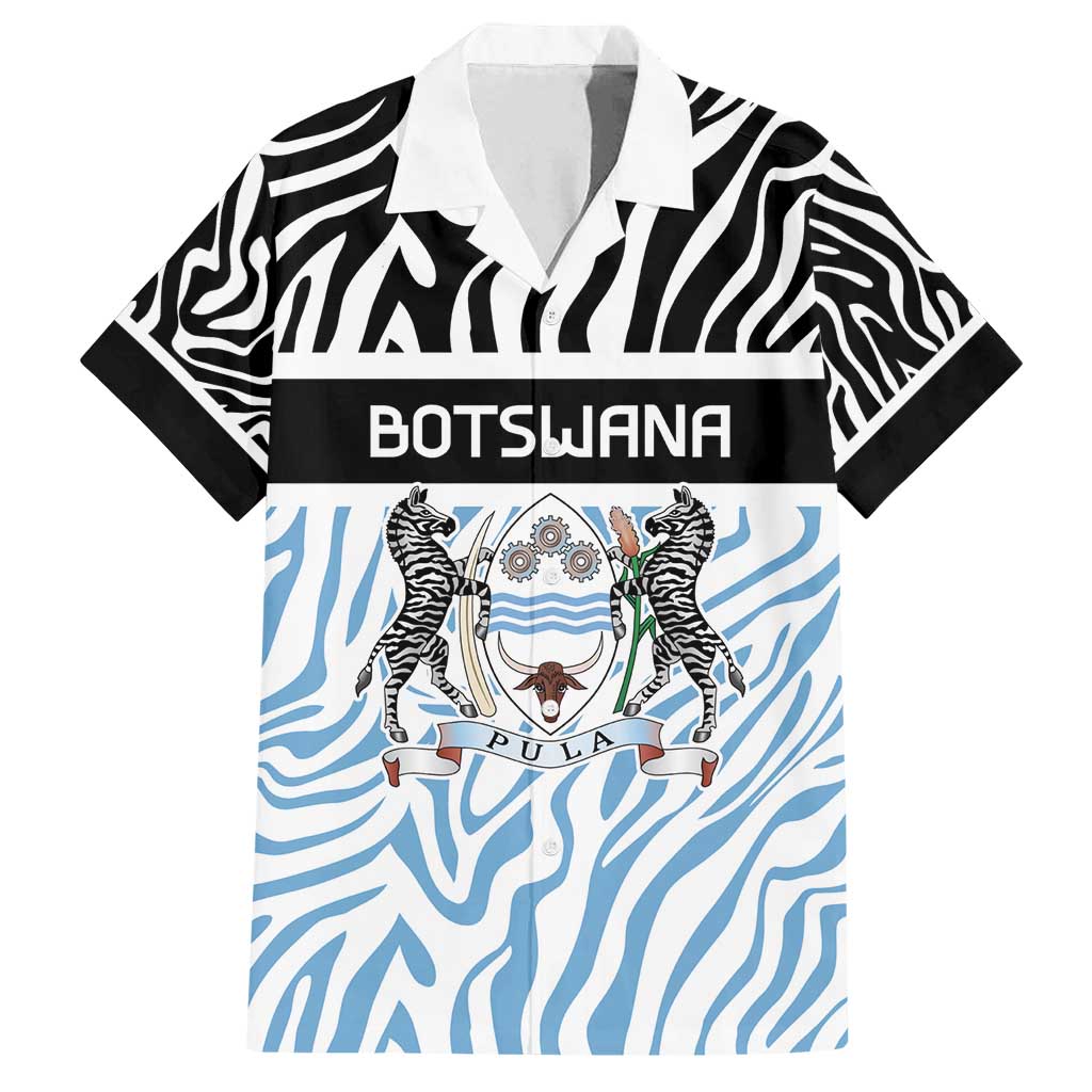 Botswana Personalized Family Matching Puletasi and Hawaiian Shirt Zebra Skins Pattern - Wonder Print Shop