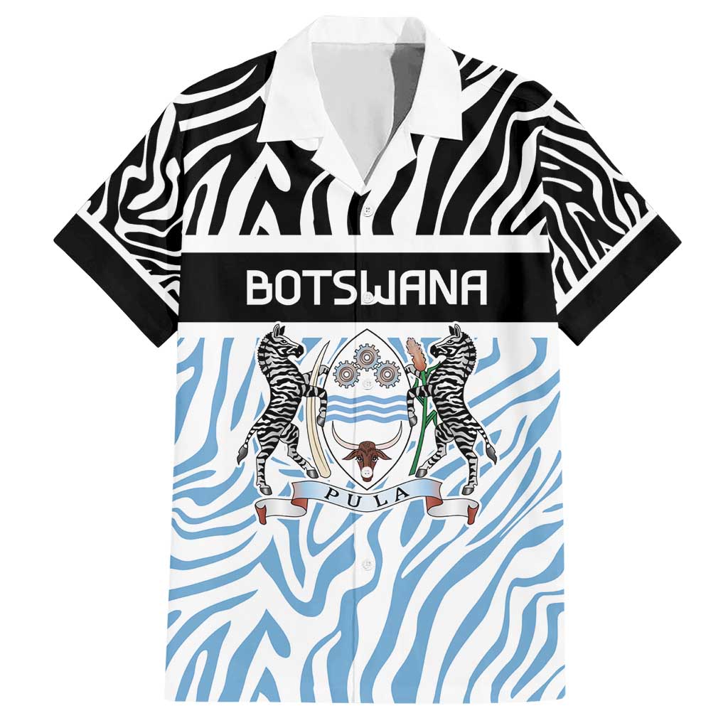 Botswana Personalized Hawaiian Shirt Zebra Skins Pattern - Wonder Print Shop