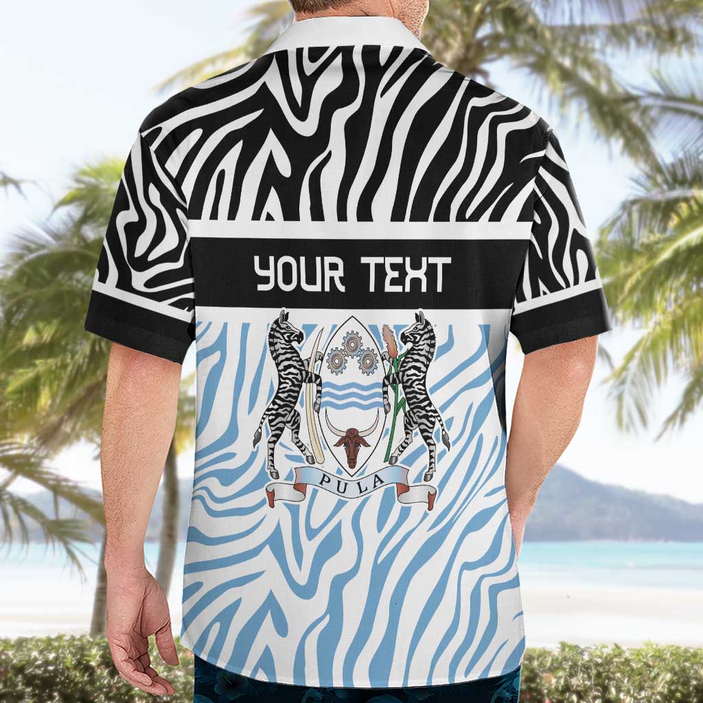 Botswana Personalized Hawaiian Shirt Zebra Skins Pattern - Wonder Print Shop