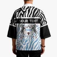 Botswana Personalized Kimono Zebra Skins Pattern - Wonder Print Shop