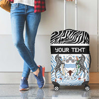 Botswana Personalized Luggage Cover Zebra Skins Pattern - Wonder Print Shop