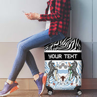 Botswana Personalized Luggage Cover Zebra Skins Pattern - Wonder Print Shop