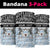 Botswana Personalized Neck Gaiter Zebra Skins Pattern - Wonder Print Shop