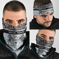 Botswana Personalized Neck Gaiter Zebra Skins Pattern - Wonder Print Shop