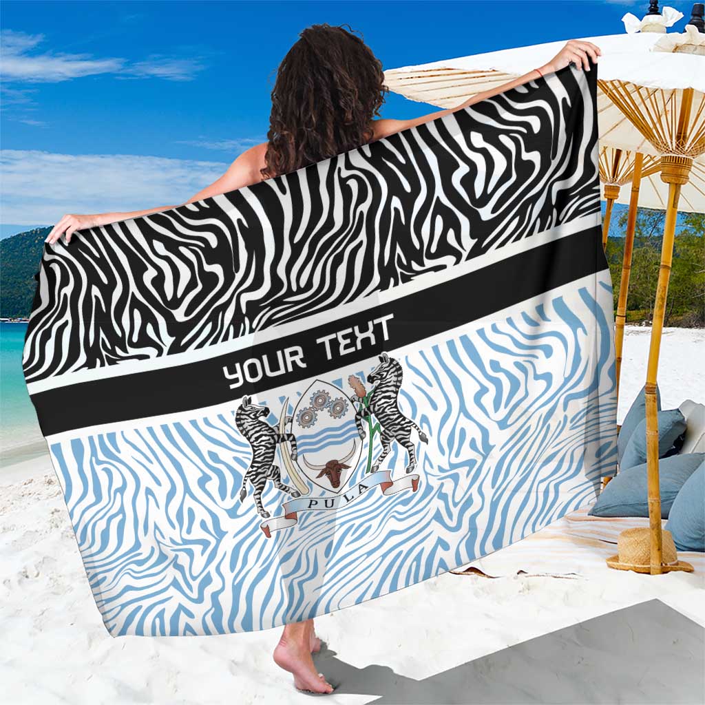 Botswana Personalized Sarong Zebra Skins Pattern - Wonder Print Shop