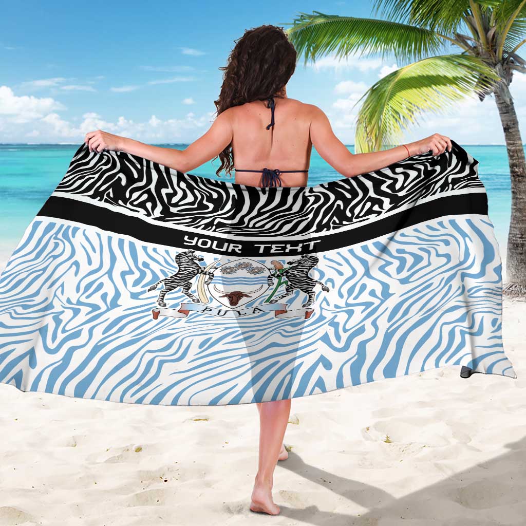 Botswana Personalized Sarong Zebra Skins Pattern - Wonder Print Shop