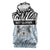 Botswana Personalized Sleeveless Hoodie Zebra Skins Pattern - Wonder Print Shop