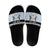 Botswana Personalized Slide Sandals Zebra Skins Pattern - Wonder Print Shop