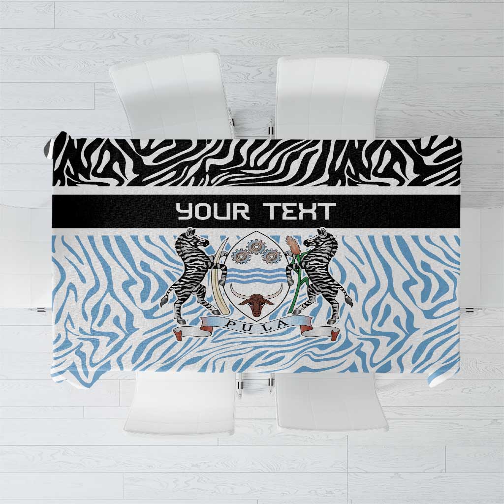 Botswana Personalized Tablecloth Zebra Skins Pattern - Wonder Print Shop