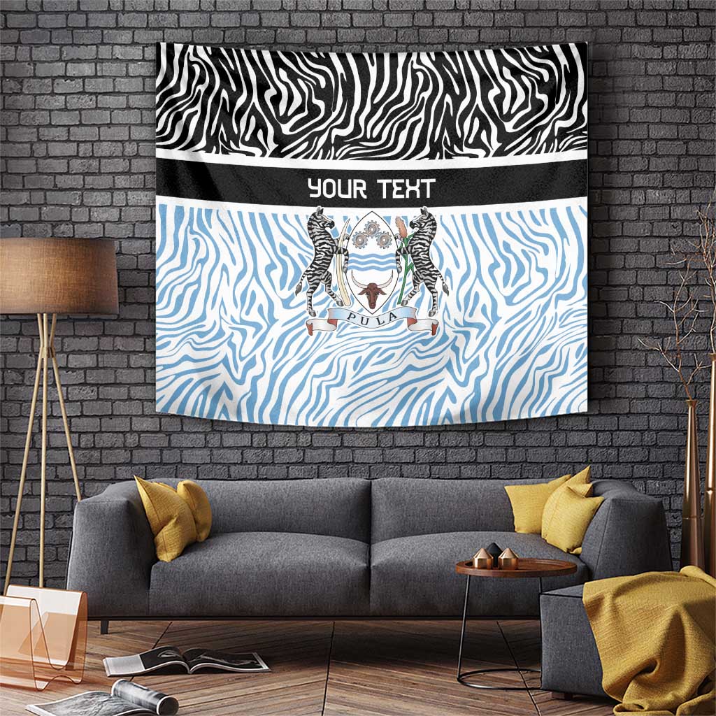 Botswana Personalized Tapestry Zebra Skins Pattern - Wonder Print Shop