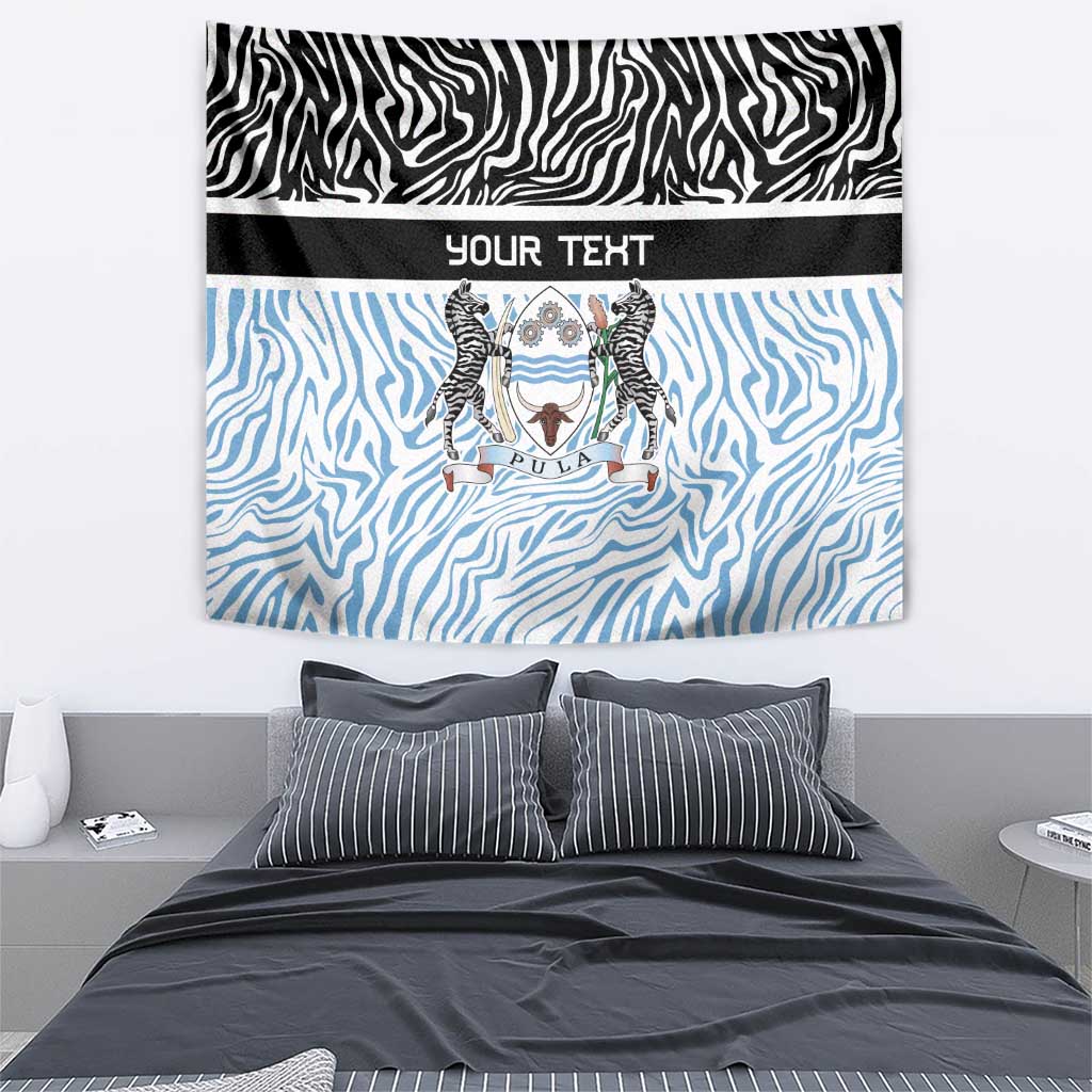 Botswana Personalized Tapestry Zebra Skins Pattern - Wonder Print Shop