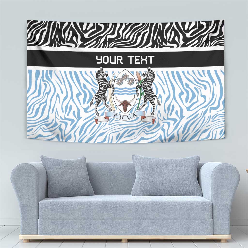 Botswana Personalized Tapestry Zebra Skins Pattern - Wonder Print Shop