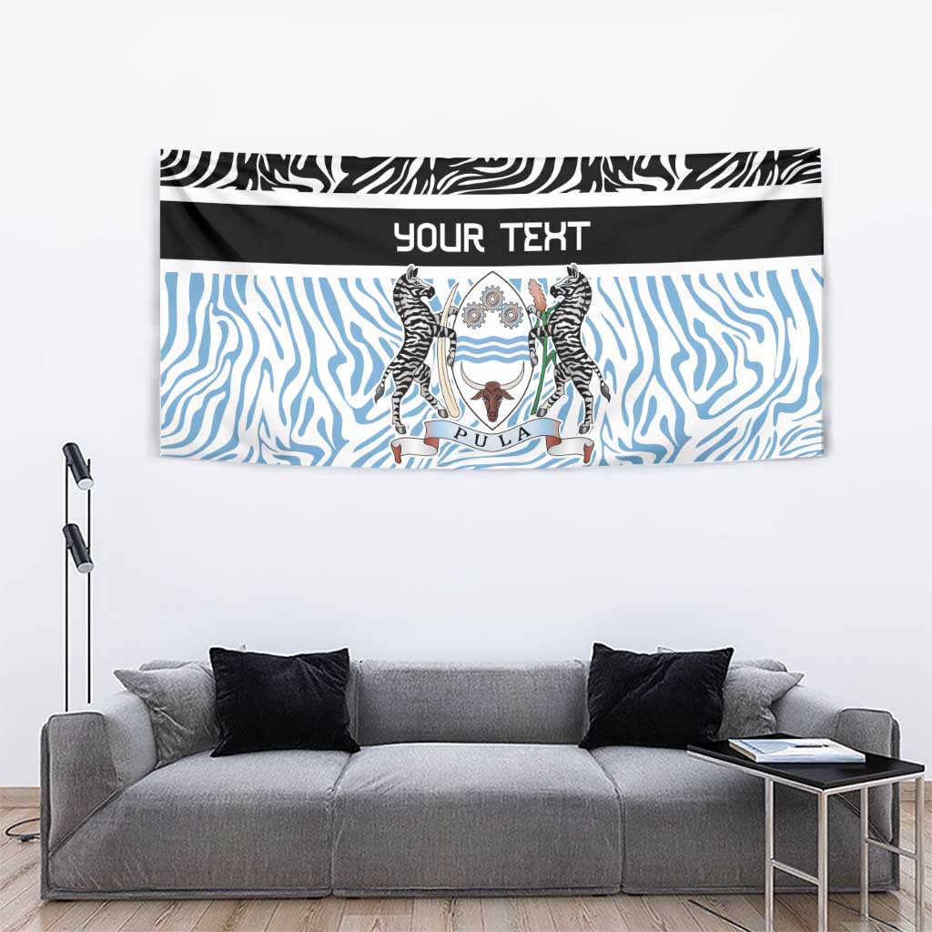 Botswana Personalized Tapestry Zebra Skins Pattern - Wonder Print Shop