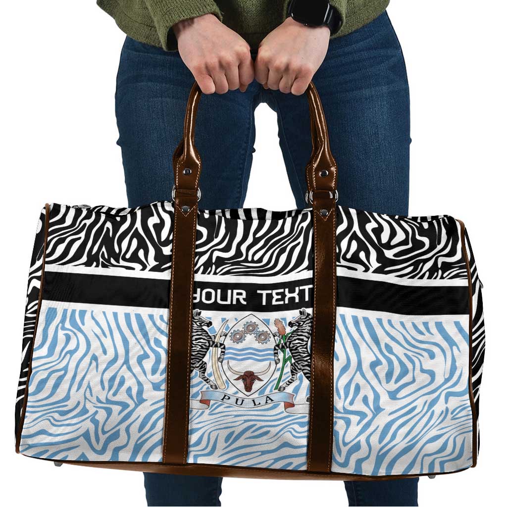 Botswana Personalized Travel Bag Zebra Skins Pattern - Wonder Print Shop