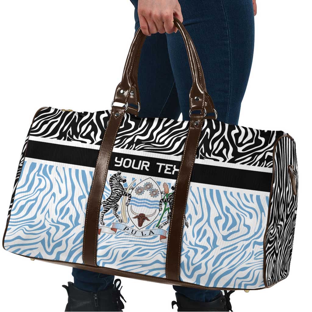 Botswana Personalized Travel Bag Zebra Skins Pattern - Wonder Print Shop