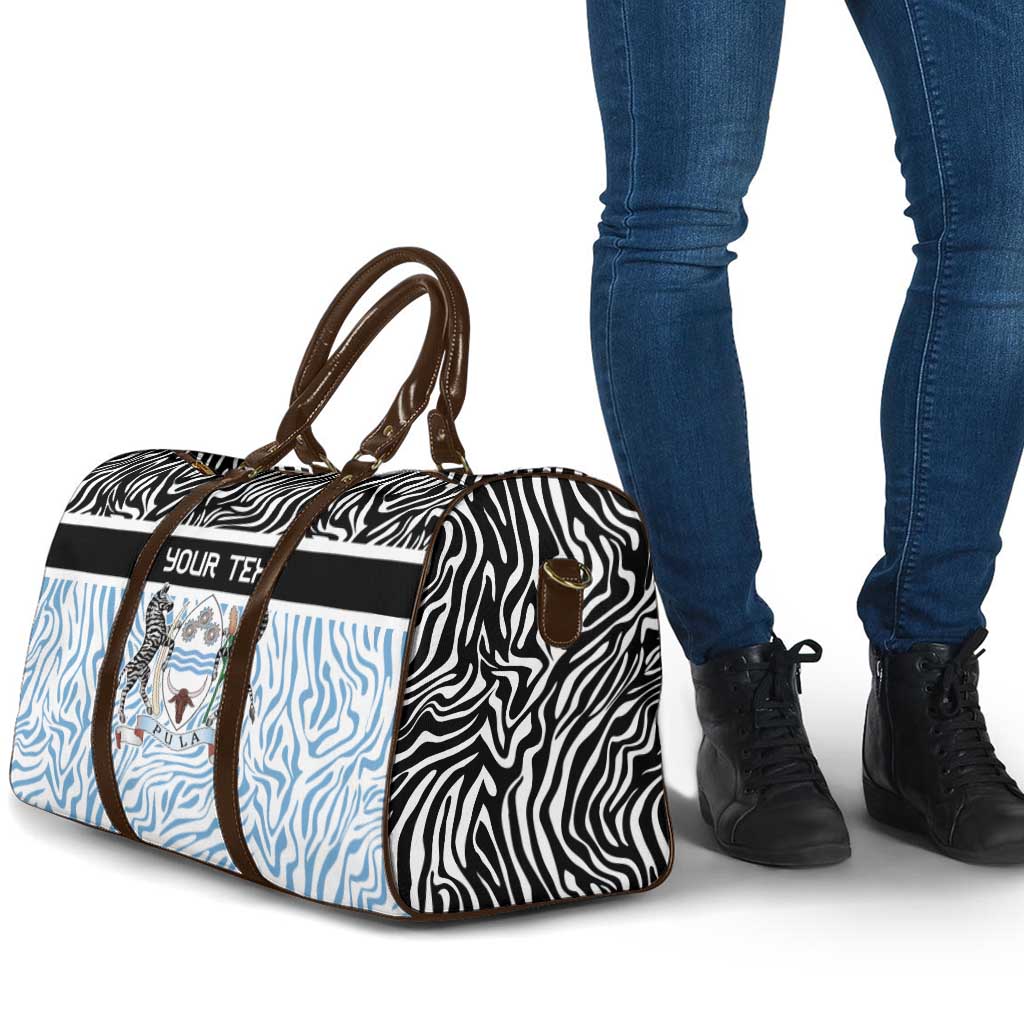 Botswana Personalized Travel Bag Zebra Skins Pattern - Wonder Print Shop