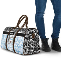 Botswana Personalized Travel Bag Zebra Skins Pattern - Wonder Print Shop