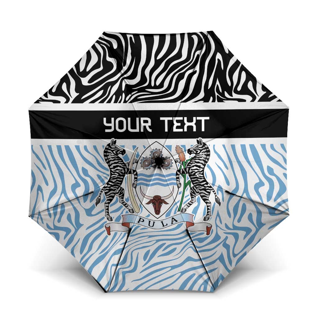 Botswana Personalized Umbrella Zebra Skins Pattern - Wonder Print Shop