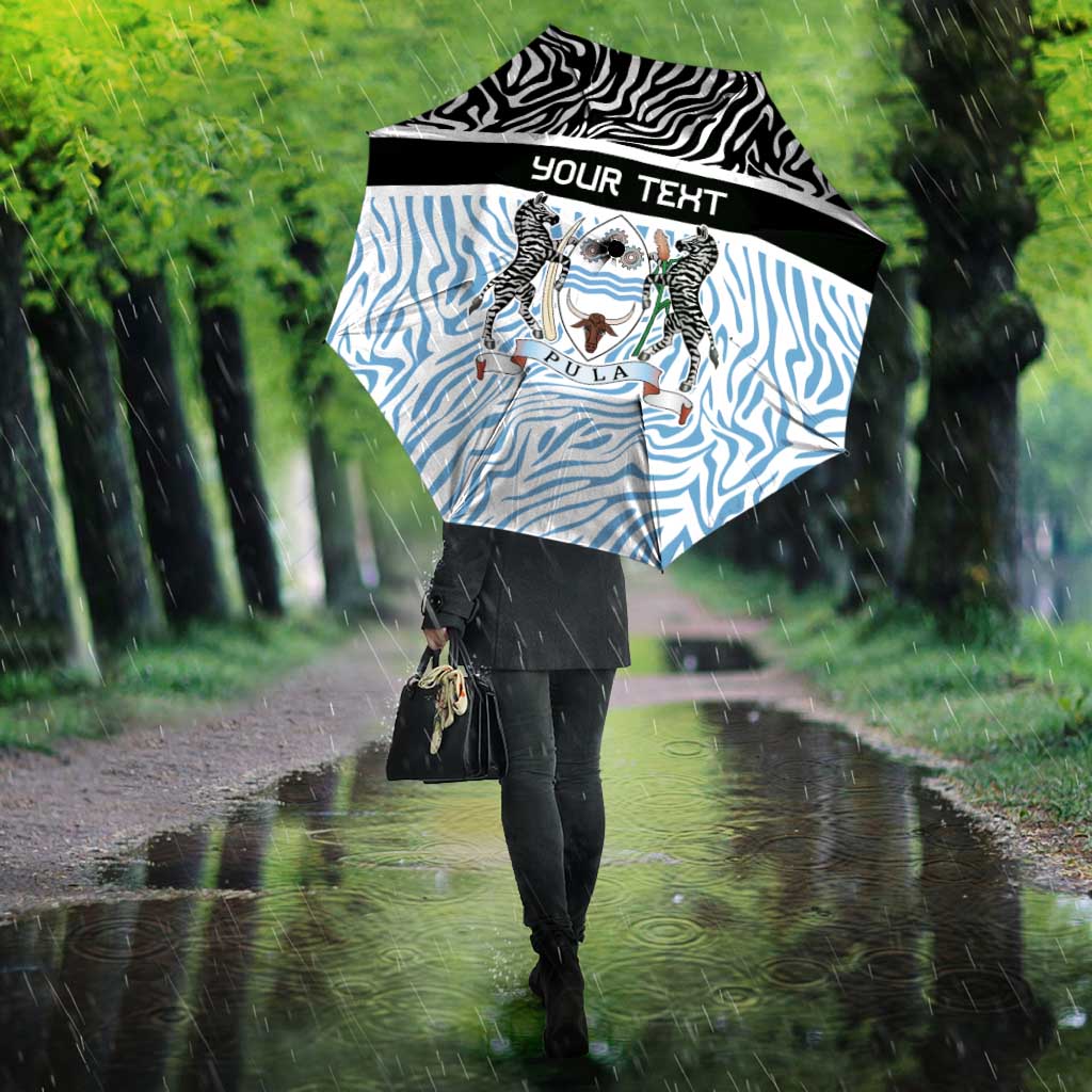 Botswana Personalized Umbrella Zebra Skins Pattern - Wonder Print Shop
